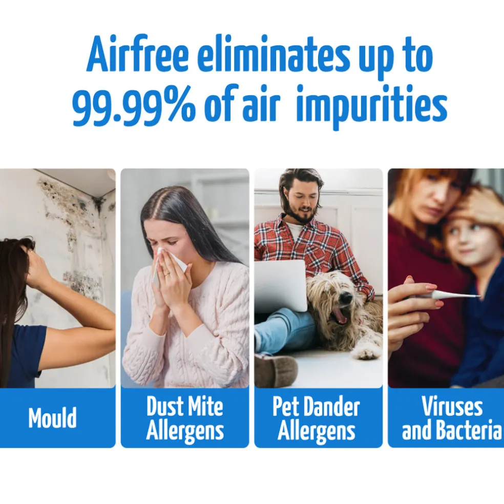 Airfree Duo Air Purifier 24m2 White