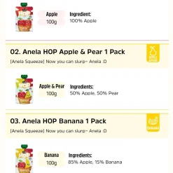 Anela Squeeze - Apple & Pear