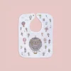 Atelier Choux Large Bib - Gold Snaps