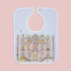 Atelier Choux Large Bib - Gold Snaps