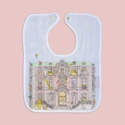 Atelier Choux Large Bib - Gold Snaps