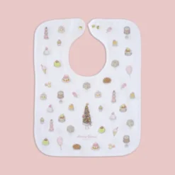 Atelier Choux Large Bib - Gold Snaps