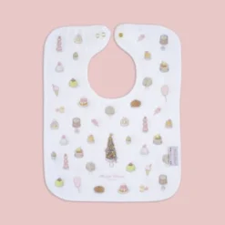 Atelier Choux Large Bib - Gold Snaps