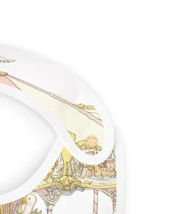 Atelier Choux Satin Bib Carousel Pink