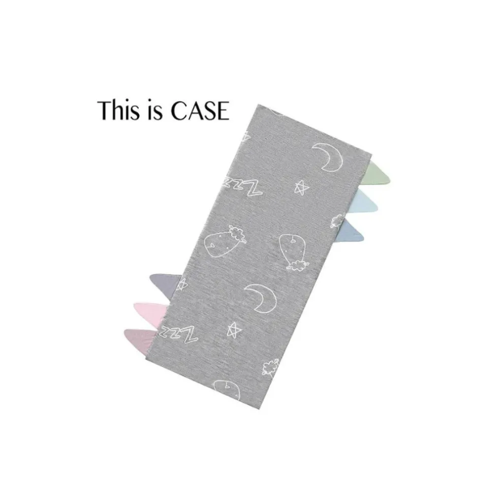 Baa Baa Sheepz Bed-Time Buddy Case Sweet Dreams Baa Baa Yellow with Colour Tag - Grey