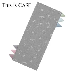 Baa Baa Sheepz Bed-Time Buddy Case Sweet Dreams Baa Baa Yellow with Colour Tag - Grey