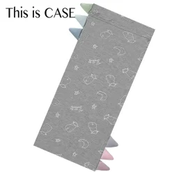 Baa Baa Sheepz Bed-Time Buddy Case Sweet Dreams Baa Baa Yellow with Colour Tag - Grey