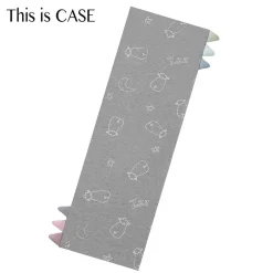 Baa Baa Sheepz Bed-Time Buddy Case Sweet Dreams Baa Baa Yellow with Colour Tag - Grey