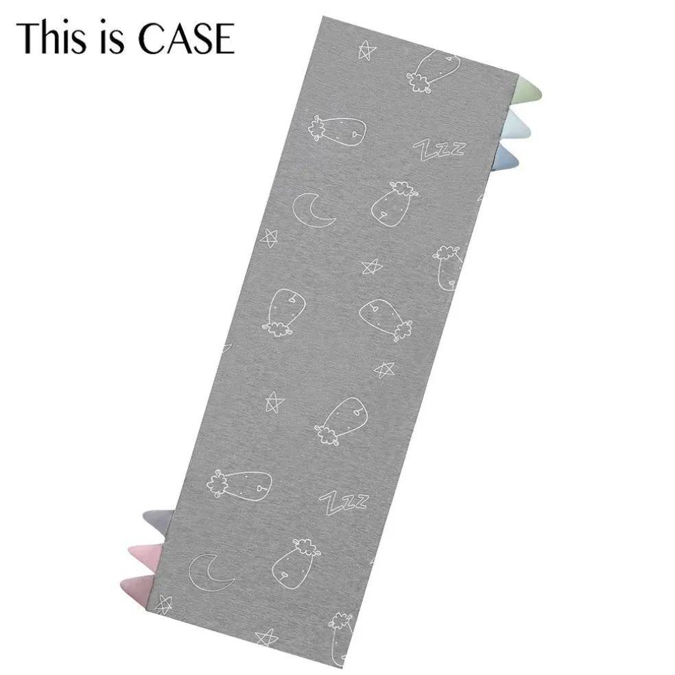 Baa Baa Sheepz Bed-Time Buddy Case Sweet Dreams Baa Baa Yellow with Colour Tag - Grey