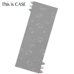 Baa Baa Sheepz Bed-Time Buddy Case Sweet Dreams Baa Baa Yellow with Colour Tag - Grey