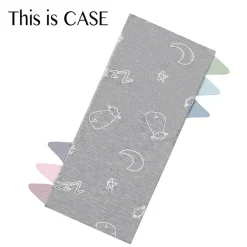 Baa Baa Sheepz Bed-Time Buddy Case Sweet Dreams Baa Baa Yellow with Colour Tag - Grey