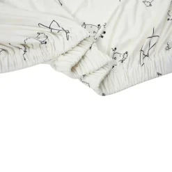 Baa Baa Sheepz Mattress Sheet Cute Big Star & Sheepz White