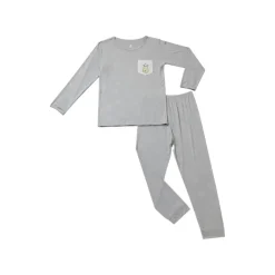 Baa Baa Sheepz Pyjamas Set Cute Big Star & Head - Grey