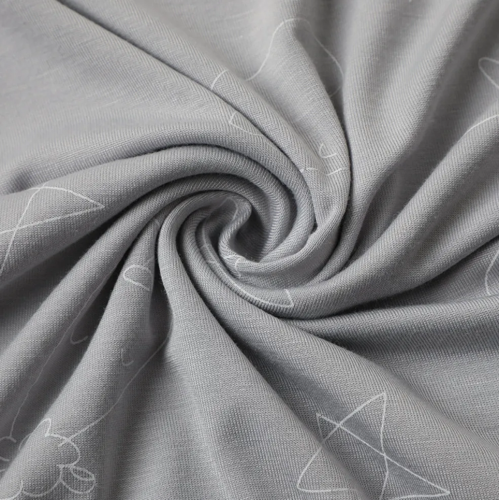 Baa Baa Sheepz Pyjamas Set Cute Big Star & Head - Grey