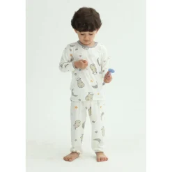 Baa Baa Sheepz Pyjamas Set Goodnight Baa Baa Kids - White