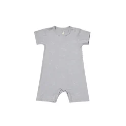 Baa Baa Sheepz Romper Short Sleeve Cute Big Star & Head - Grey