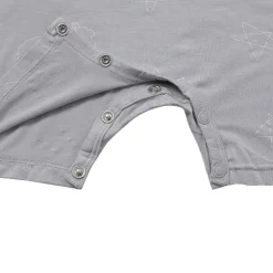 Baa Baa Sheepz Romper Short Sleeve Cute Big Star & Head - Grey