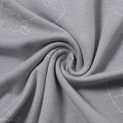 Baa Baa Sheepz Romper Short Sleeve Cute Big Star & Head - Grey