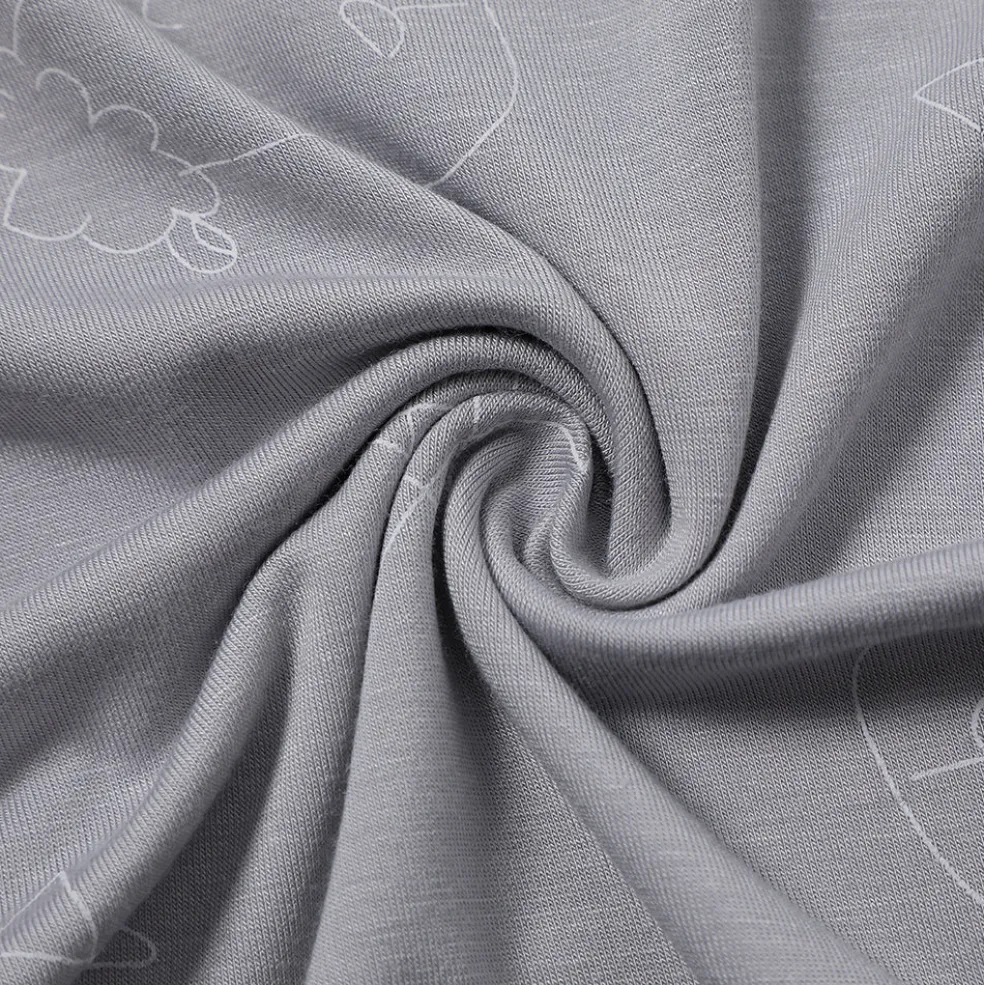 Baa Baa Sheepz Romper Short Sleeve Cute Big Star & Head - Grey