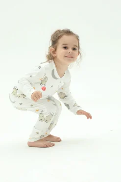 Baa Baa Sheepz Romper Side Snap Goodnight Baa Baa White