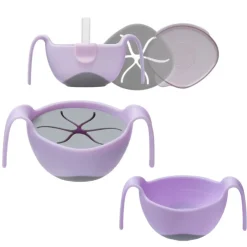 B.Box 3-in-1 Bowl & Straw Set