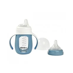 Beaba 2 in 1 Glass Learning Bottle 210 ml
