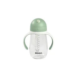 Beaba 2-in-1 Straw Cup 300ml - Sage Green