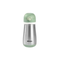 Beaba Stainless Steel Spout Bottle 350 ml Sage Green