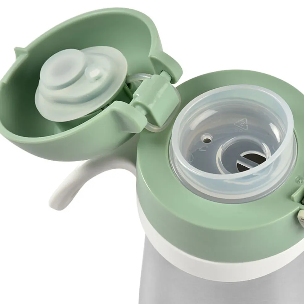 Beaba Stainless Steel Spout Bottle 350 ml Sage Green