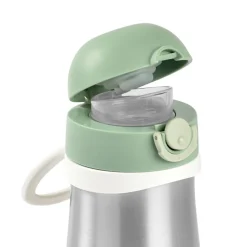 Beaba Stainless Steel Spout Bottle 350 ml Sage Green