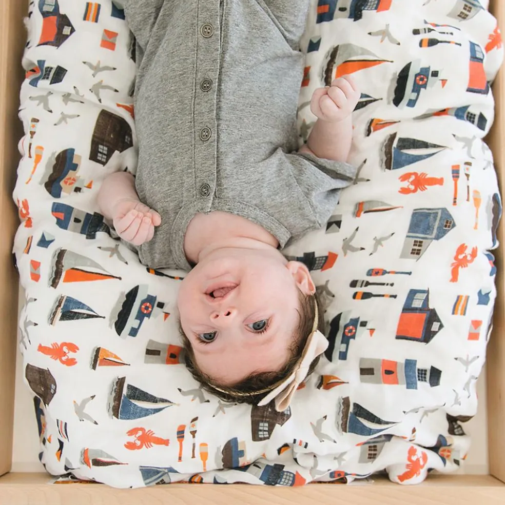 Bebe Au Lait Muslin Changing Pad Cover