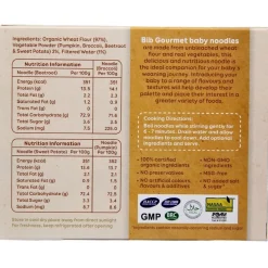 Bib Gourmet Organic Baby Noodles 30g x 8