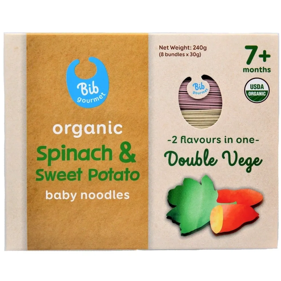 Bib Gourmet Organic Baby Noodles 30g x 8