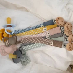 BIBS Braided Pacifier Clip