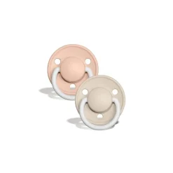 BIBS De Lux Silicone Pacifier Twin Pack 0-3 years