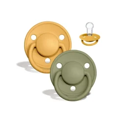 BIBS De Lux Silicone Pacifier Twin Pack 0-3 years