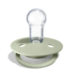 BIBS De Lux Silicone Pacifier Twin Pack 0-3 Year Sage Night/Cloud Night