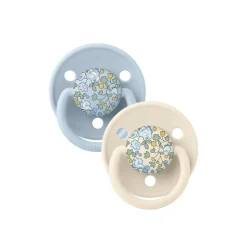 BIBS x LIBERTY Delux Silicone Pacifier Twin Pack (0-3 years)