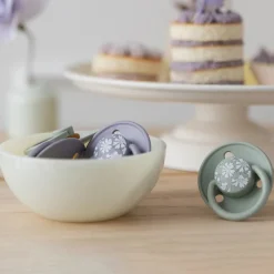 BIBS x LIBERTY Delux Silicone Pacifier Twin Pack (0-3 years)