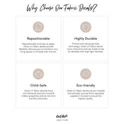 Blue Trains Fabric Decal by Little Rei x Urban Li'l