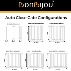 Bonbijou Auto-Close Safety Gate Extension (6cm)