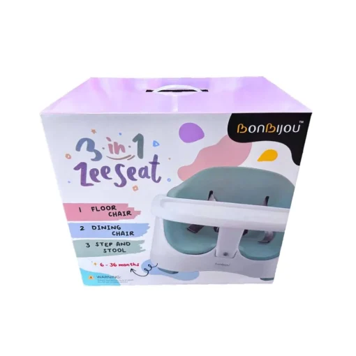 Bonbijou 3-In-1 Zee Seat (Booster Seat, Baby Base & Step Stool)