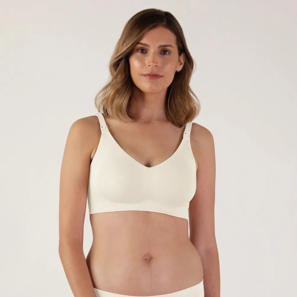 Bravado Body Silk Seamless Nursing Bra Sustainable Antique White