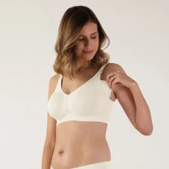 Bravado Body Silk Seamless Nursing Bra Sustainable Antique White