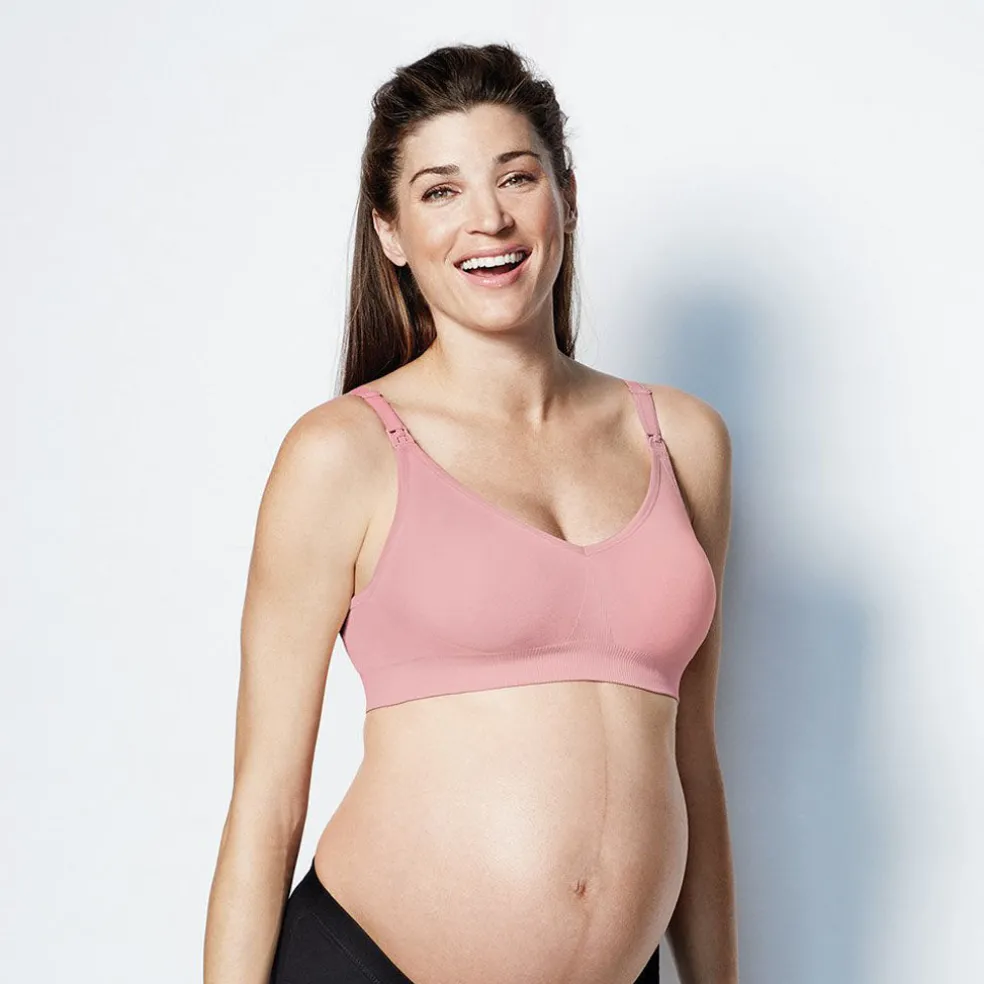 Bravado Body Silk Seamless Nursing Bra Sustainable Dusted Peony