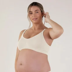 Bravado Body Silk Seamless Nursing Bra Sustainable Antique White
