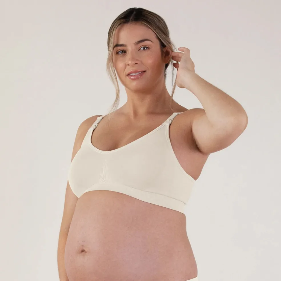 Bravado Body Silk Seamless Nursing Bra Sustainable Antique White