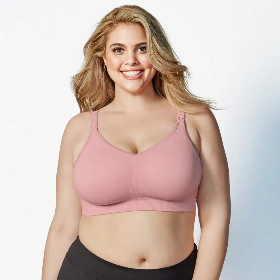 Bravado Body Silk Seamless Nursing Bra Sustainable Dusted Peony
