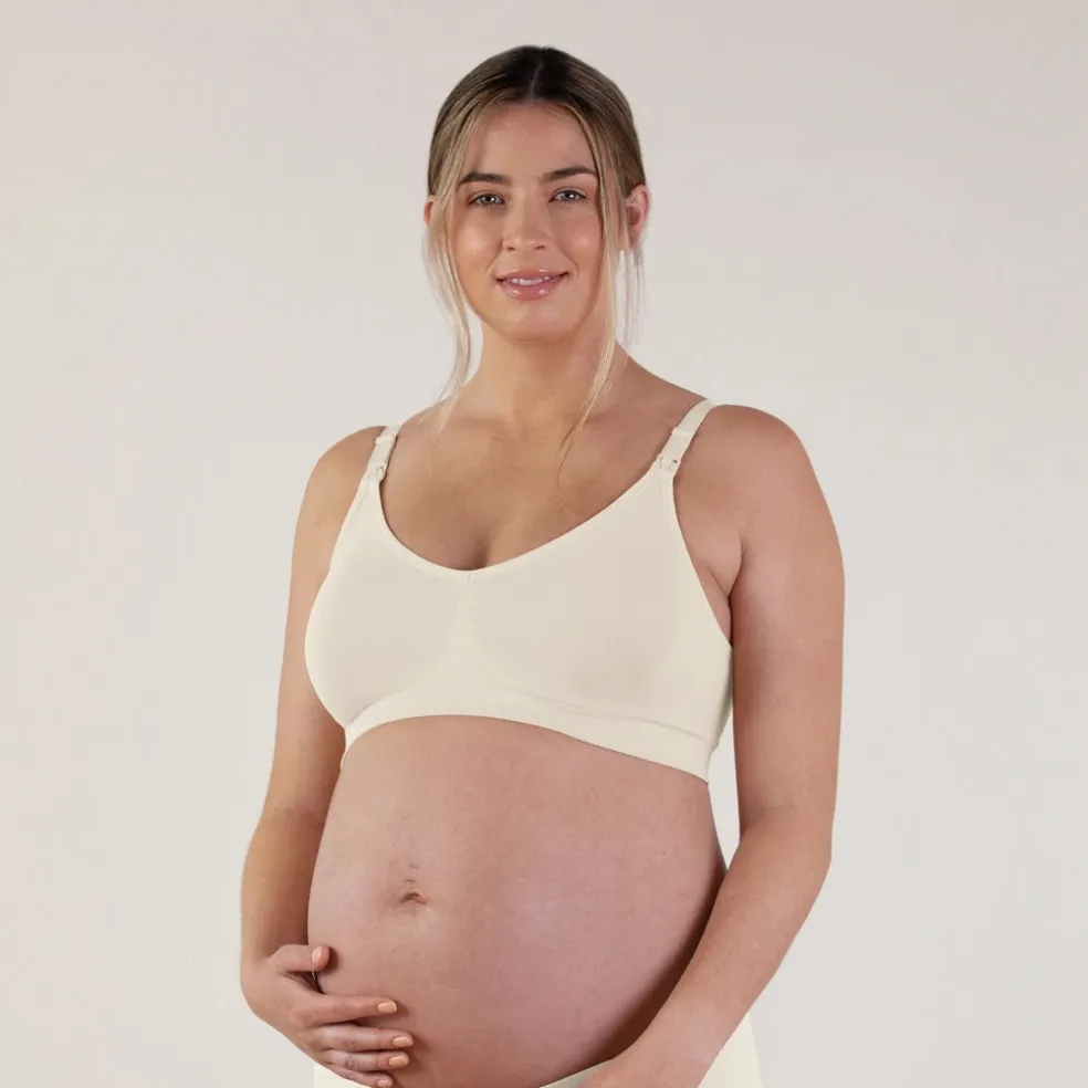 Bravado Body Silk Seamless Nursing Bra Sustainable Antique White