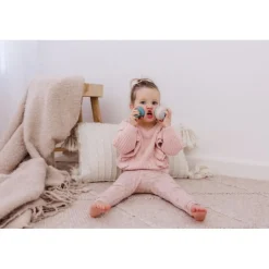 Bubble Silicone Stacking Pear Teether